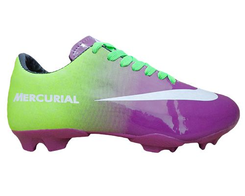 Chuteira Nike Mercurial Vortex Roxo e Verde MOD:10834