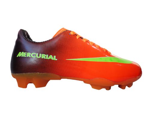 Chuteira Nike Mercurial Vortex Laranja e Preto MOD:10722